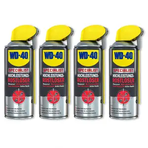 WD-40 SPECIALIST 49348 Rostlöser Hochleistungsrostlöser für SMART STRAW 4x 400ml