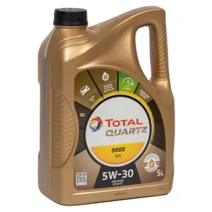 5L 5 Liter TOTAL Motoröl Öl QUARTZ 9000 NFC 5W-30 ACEA A5/B5 FORD WSS-M2C913-D