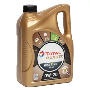 5L 5 Liter TOTAL Motoröl Öl QUARTZ INEO XTRA LONGLIFE 0W-20 0W20 VW 508/509.00