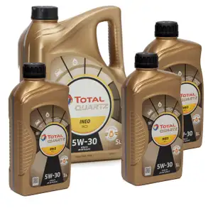 8L 8 Liter TOTAL QUARTZ INEO MC3 5W-30 Motoröl MB 229.52 BMW LL-04 VW 505.01