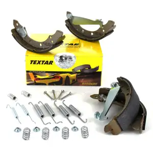 TEXTAR 91044700 Bremsbacken + Federn Satz VW Golf 3 Passat B3 B4 Polo 6N Vento mit ABS