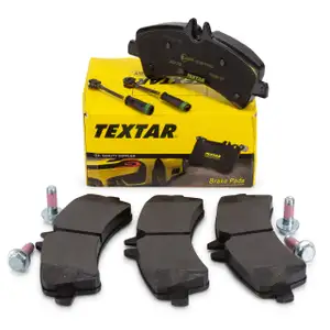 TEXTAR 2921702 Bremsbeläge + Warnsensor MERCEDES Sprinter B906 VW Crafter 30-50 hinten