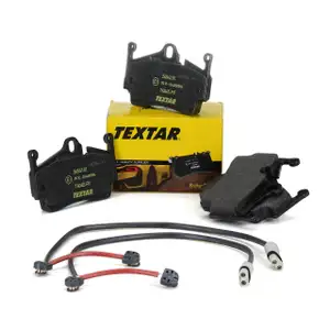 TEXTAR 2445401 Bremsbeläge + Wako PORSCHE 997 3.6 Carrera / 4 3.6 GT2 hinten