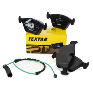 TEXTAR 2318302 Bremsbeläge + Wako BMW 3er E46 330i 330xi 330d 330xd vorne