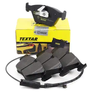 TEXTAR 2347402 Bremsbeläge + Warnsensor BMW 3er E36 M3 3.0/3.2 Z3M 286/321/325 PS vorne