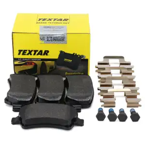 TEXTAR 2449602 Bremsbeläge FORD Galaxy S-Max (WA6) mit elektr. Feststellbremse hinten