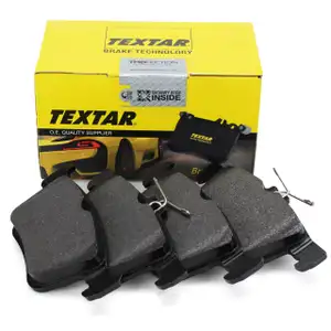 TEXTAR 2500801 Bremsbeläge VW Golf 7 T-Roc Touran AUDI A3 8V 8Y Q2 TT hinten 5Q0698451N