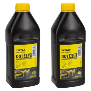 2L 2 Liter TEXTAR 95006200 Bremsflüssigkeit Brake Fluid DOT 4 LV ISO 4925 FMVSS 116