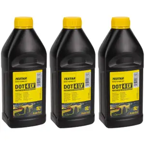 3L 3 Liter TEXTAR 95006200 Bremsflüssigkeit Brake Fluid DOT 4 LV ISO 4925 FMVSS 116