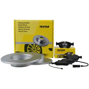 TEXTAR Bremsscheiben + Beläge + Wako BMW 3er E36 316i 318i 318tds Z3 1.8i 1.9i vorne