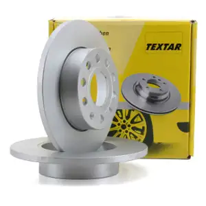 TEXTAR 92121103 Bremsscheiben Satz AUDI A3 VW Caddy Golf 5 6 Jetta Touran hinten