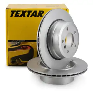 TEXTAR 92202003 Bremsscheiben Satz BMW E60 E61 525-535i 525/530d xDrive hinten 34216864053