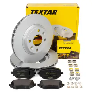 TEXTAR Bremsscheiben + Bremsbeläge RENAULT Clio 5 1.0 1.5 Blue dCi 16/17 Zoll vorne