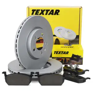 TEXTAR Bremsscheiben + Bremsbeläge VW Polo 6 A1 GB Arona Ibiza 4 5 Fabia 4 Kamiq vorne