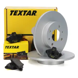 TEXTAR Bremsscheiben + Beläge FIAT Panda 169 Punto 176 188 Seicento vorne