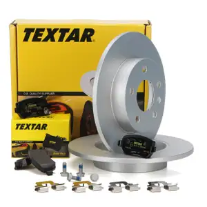 TEXTAR Bremsscheiben + Beläge OPEL Astra G H Corsa C Meriva A Zafira A B hinten