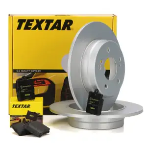 TEXTAR Bremsscheiben + Beläge MERCEDES C-Klasse W203 CL203 CLK C209 SLK R171 hinten