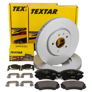 TEXTAR Bremsscheiben + Bremsbeläge OPEL Astra J Cascada Zafira Tourer C 17 Zoll vorne