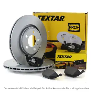 TEXTAR Bremsscheiben + Bremsbeläge FORD Galaxy CK S-Max CJ 02.2015-10.2017 17 Zoll vorne