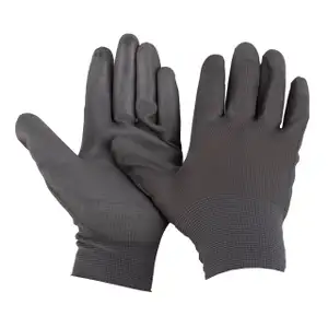 1x TEXXOR Handschuhe Arbeitshandschuhe Strickhandschuhe gummiert Schwarz Größe 11 / XXL