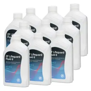 10L 10 Liter ZF PARTS Getriebeöl Automatikgetriebeöl LifeGuard FLUID 8 ATF 8HP