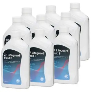 9L 9 Liter ZF PARTS Getriebeöl Automatikgetriebeöl LifeGuard FLUID 8 ATF 8HP