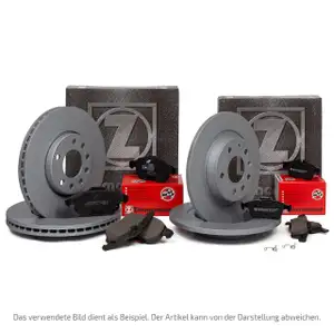 ZIMMERMANN Bremsscheiben + Beläge VOLVO 850 C70 I S70 V70 I vorne + hinten