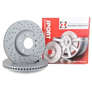 Zimmermann SPORT Bremsscheiben Satz für Mazda 6 (GH) 1.8-2.5MZR 2.0/2.2CD vorne