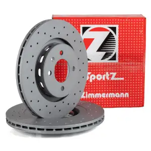 Zimmermann SPORT Bremsscheiben Satz VW Golf 2 Passat B3/4 Corrado 1.8 GTI G60 vorne