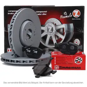 Zimmermann FORMULA Z Bremsscheiben + Bremsbeläge PEUGEOT 308 II 1.6 GTi 250-272 PS vorne