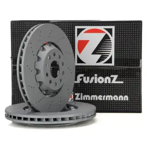 Zimmermann FORMULA Z Bremsscheiben Satz VW Golf 7 8 GTI / R AUDI S3 8V SQ2 vorne