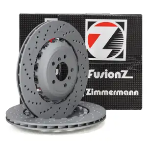 Zimmermann FORMULA Z Bremsscheiben Satz BMW 5er F10 M5 6er F12 F13 F06 M6 hinten