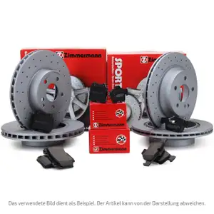 Zimmermann SPORT Bremsscheiben + Beläge OPEL Insignia A 17 Zoll J61 vorne + hinten