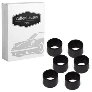 6x Verbindungsmuffe Ansaugstutzen für PORSCHE 911 2.7 Carrera 74-77 K-Jetronic 91111088502