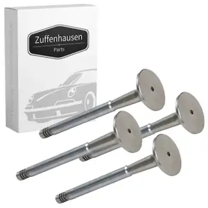 4x Auslassventil Ø 34mm für PORSCHE 356 C 1600 / SC + 912 1.6 61610540601