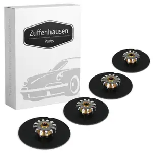 4x Bremsträgerplatte 36mm für PORSCHE 964 993 928 944 968 vorne 96435109601