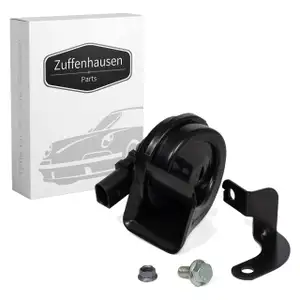 Fanfare Signalhorn + Halter TIEFTON für PORSCHE Cayenne (9PA) links 95563502101