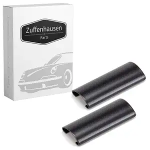 2x Abdeckung Zierrahmen Frontscheibe SCHWARZ für PORSCHE 911 959 9115419210170K