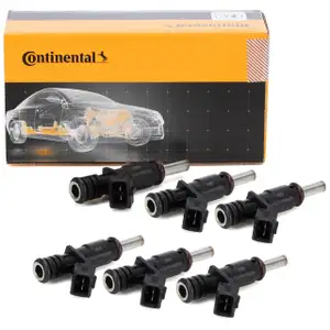 6x CONTINENTAL Einspritzventil BMW E81-88 E90-93 E60 E61 E63 E64 F01-04 X1 X3 X5 Z4 N52