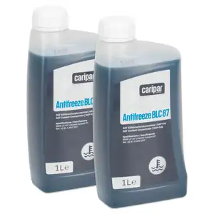 2L 2 Liter CARIPAR ANTIFREEZE BLC 87 Frostschutz Kühlerfrostschutz Konzentrat BLAU/GRÜN