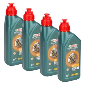 4L 4 Liter CASTROL TRANSMAX AXLE EPX 80W-90 Getriebeöl Achsgetriebeöl API GL-5