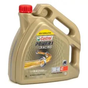 4L 4 Liter CASTROL POWER 1 RACING 4T 5W-40 MOTORRAD Motoröl JASO MA-2