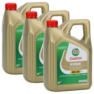 12L 12 Liter CASTROL EDGE 5W-30 LL Motoröl ÖL ACEA C3 BMW LL-04 MB 229.31/51 VW 504/507.00