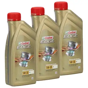 3L 3 Liter CASTROL Edge Motoröl ÖL 5W30 M BMW Longlife-04 MB 229.31/51/52