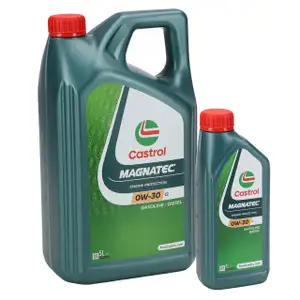 6L 6 Liter CASTROL MAGNATEC 0W-30 C2 Motoröl Öl ACEA C2 PSA B71 2312