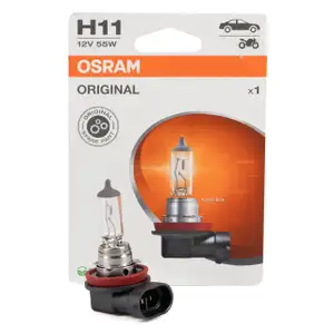 OSRAM 64211-1BL H11 ORIGINAL LINE Halogenlampe 12V 55W PGJ19-2