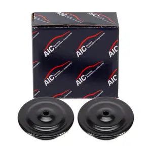 2x AIC Federteller Federblech Federauflage VW Golf 2 3 Jetta 2 Vento hinten 191512113