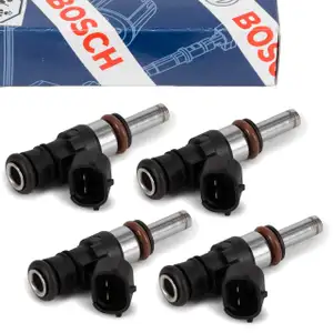 4x BOSCH 0280158448 Einspritzventil VW Golf 7 AUDI A3 8V A4 B8 B9 Octavia 3 1.8/2.0 TSI