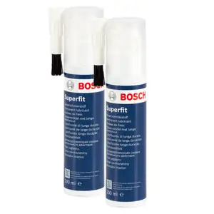 2x 200ml BOSCH SUPERFIT Universalschmierstoff Bremsbelagpaste Montagepaste TO102