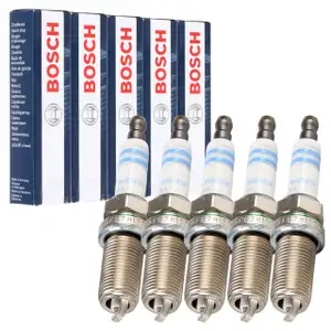 5x BOSCH FR7NI33 0242236528 Zündkerze FORD Focus 2 MK2 2.5 RS Kuga 1 MK1 2.5